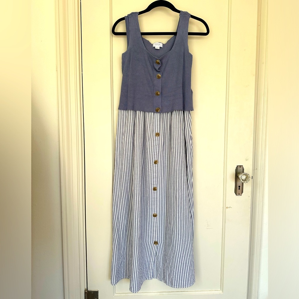 Seraphine Maternity/Nursing Midi Dress